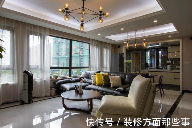 轻奢风|138平现代风四居室,这个轻奢风太时尚了