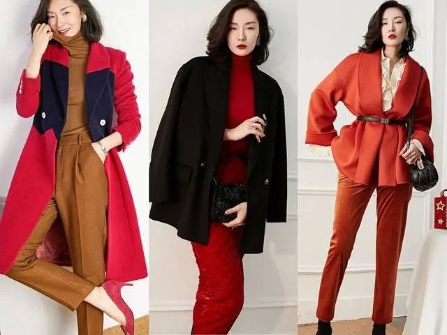 大衣 冬天穿搭想要显白又高级,尝试这几个颜色的搭配