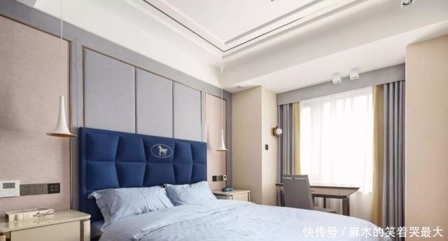色调|140平三室装修，难得一见的精致高雅空间，主卧色调太美了！