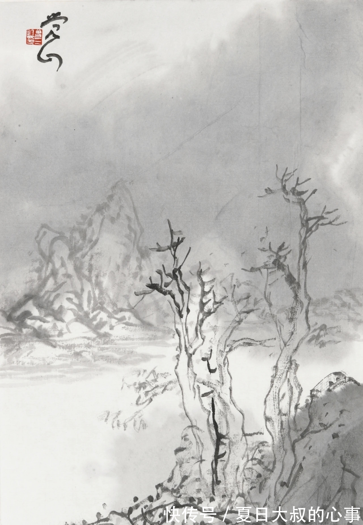 水墨山水画&似古不泥古|曾三凯水墨山水画