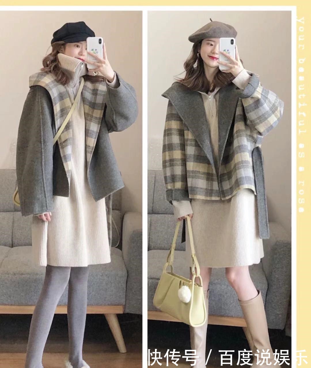 小个子|小个子短款外套一衣多穿,保暖又时尚,一起过冬了