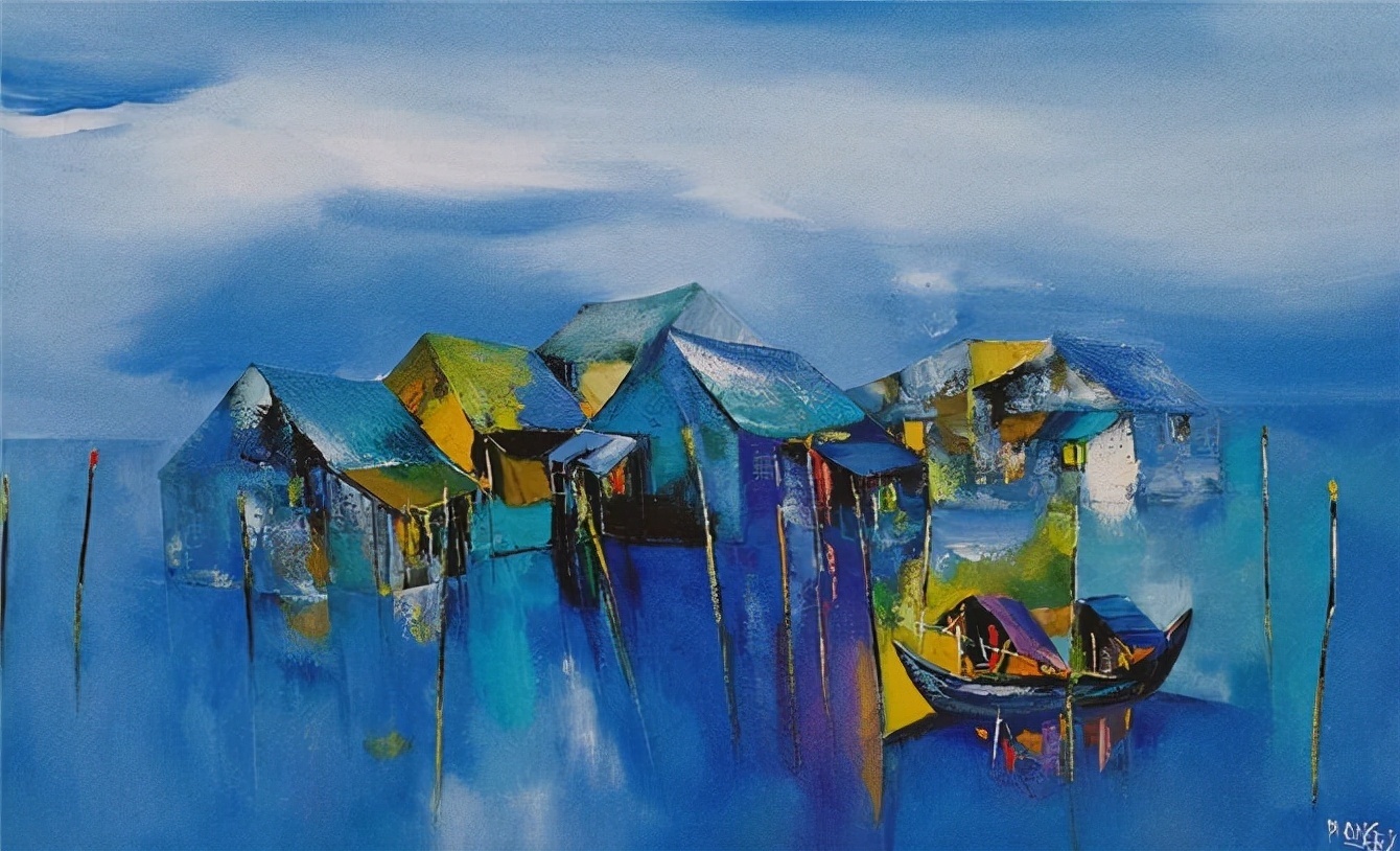 美术学院@越南画家Dao Hai Phong色彩艳丽的绘画作品