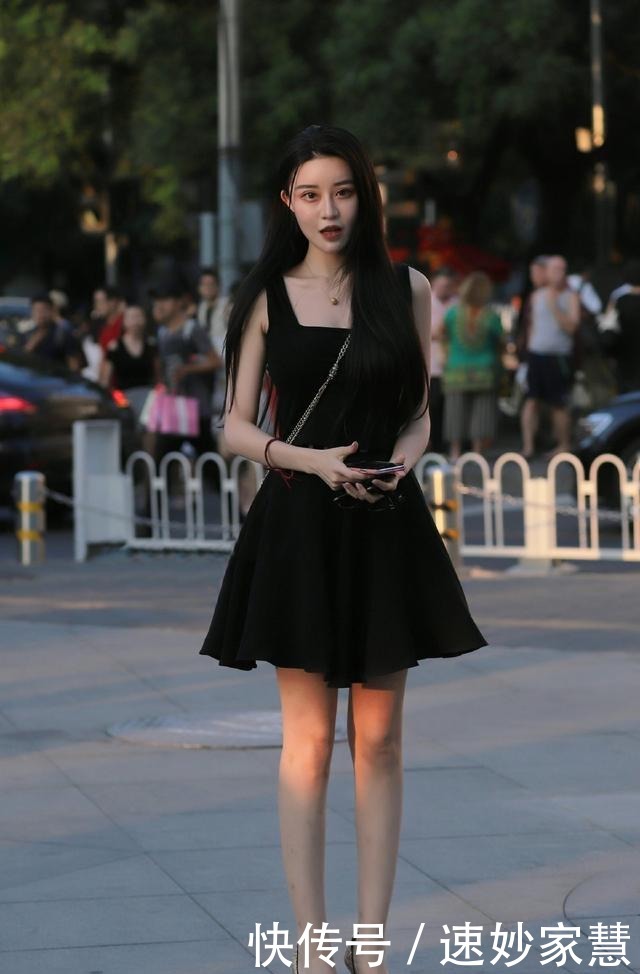 小黑裙|有一种美叫做小黑裙!显瘦洋气,时尚潮流范的代表!