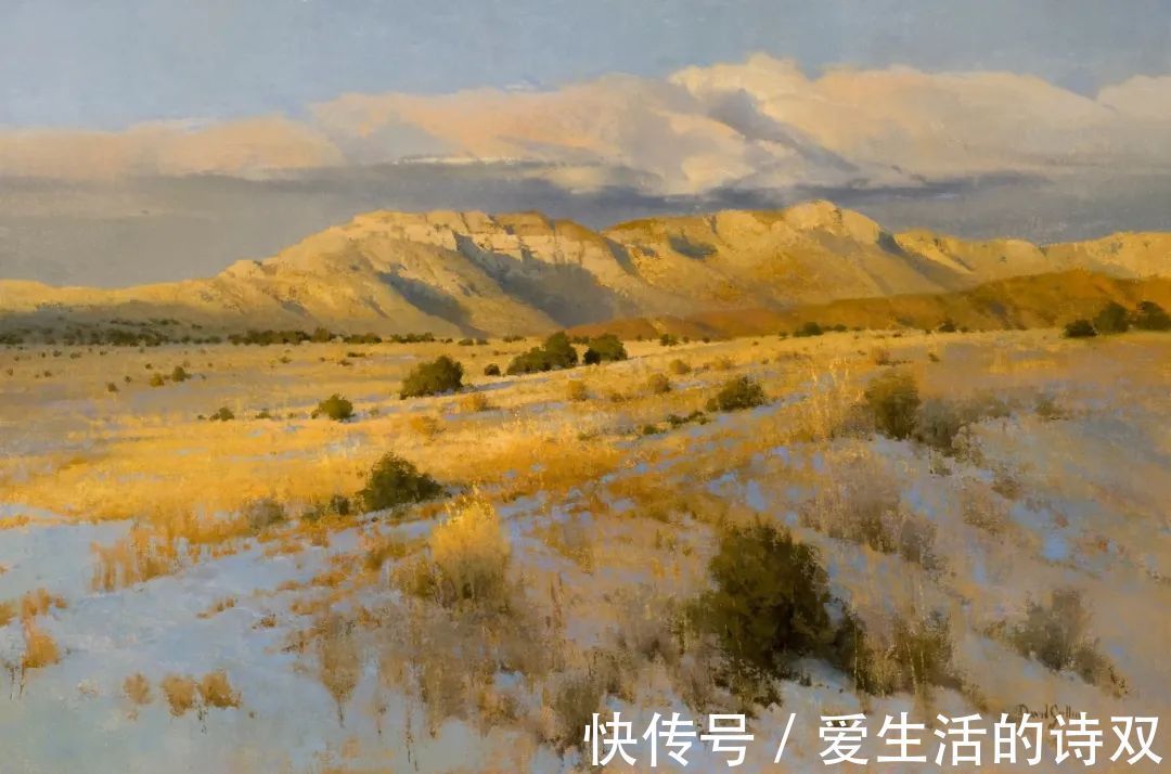 卢伯克$大卫·格里芬的风景油画高清图,放大看,更迷人