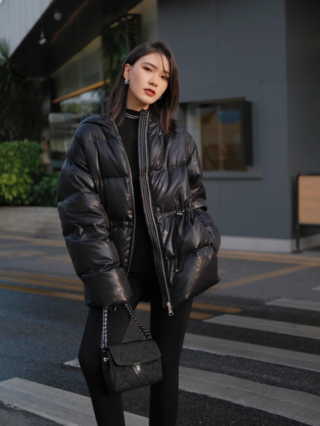 视觉效果|看潮人街拍就知道,羽绒服才是yyds,教你穿出好气质