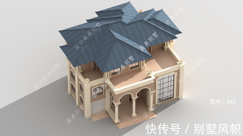 别墅|这款简欧别墅设计，建一栋来居住，看四季的好风景。