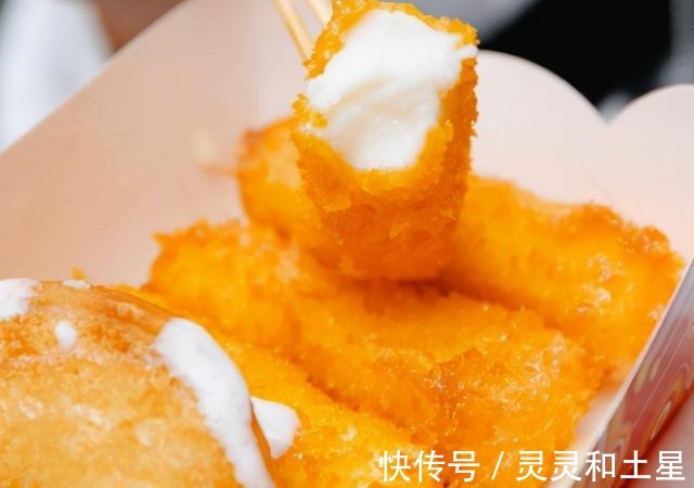 面包糠|用牛奶做小零食，加入淀粉炸，营养价值高又好吃！