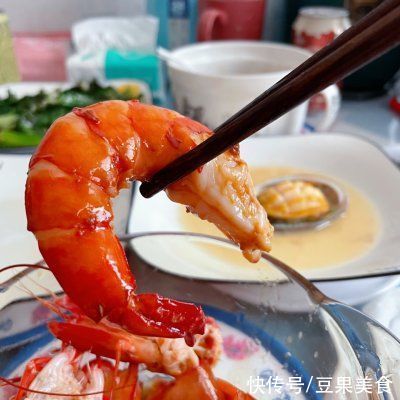 k#少盐饮食 轻松生活#原汁原味清蒸鲍鱼、九节虾