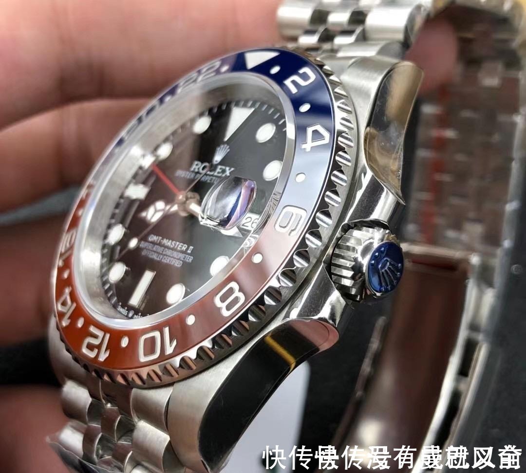格林尼治 V米厂劳力士格林尼治可乐圈复刻表外观做工会一眼假吗?