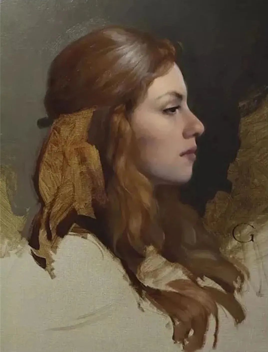 学院派#美国当代学院派画家大卫·格雷的作品,古朴之美,甚美