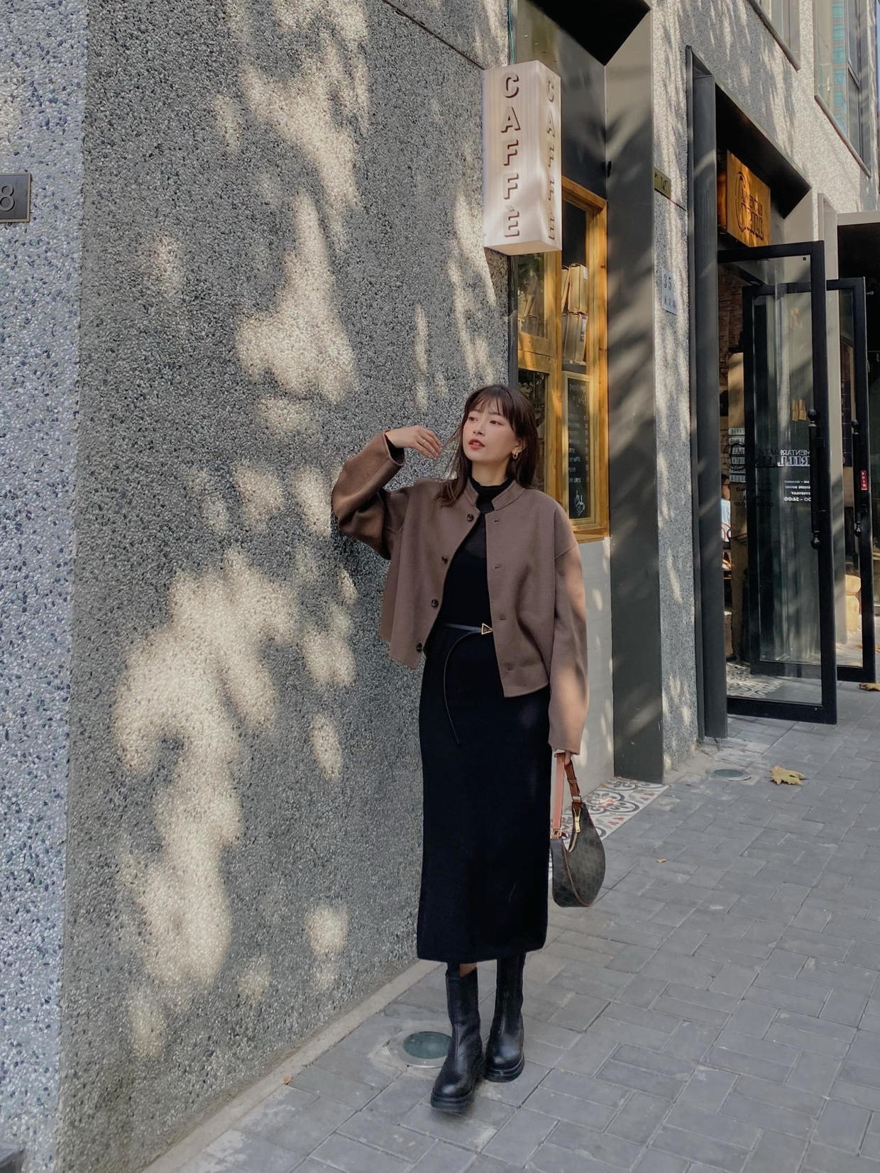 外套|30+的女性最适合短款外套,时髦精示范,学会这几个搭配方法就够