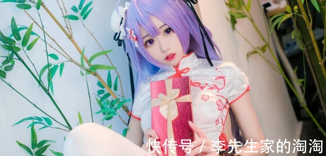 cos:碧蓝航线独角兽旗袍cos正片@猫君君