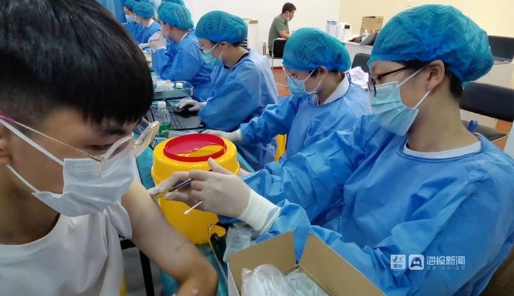 新冠|视频直击 青岛胶州市23处接种点全面开启未成年人新冠疫苗接种