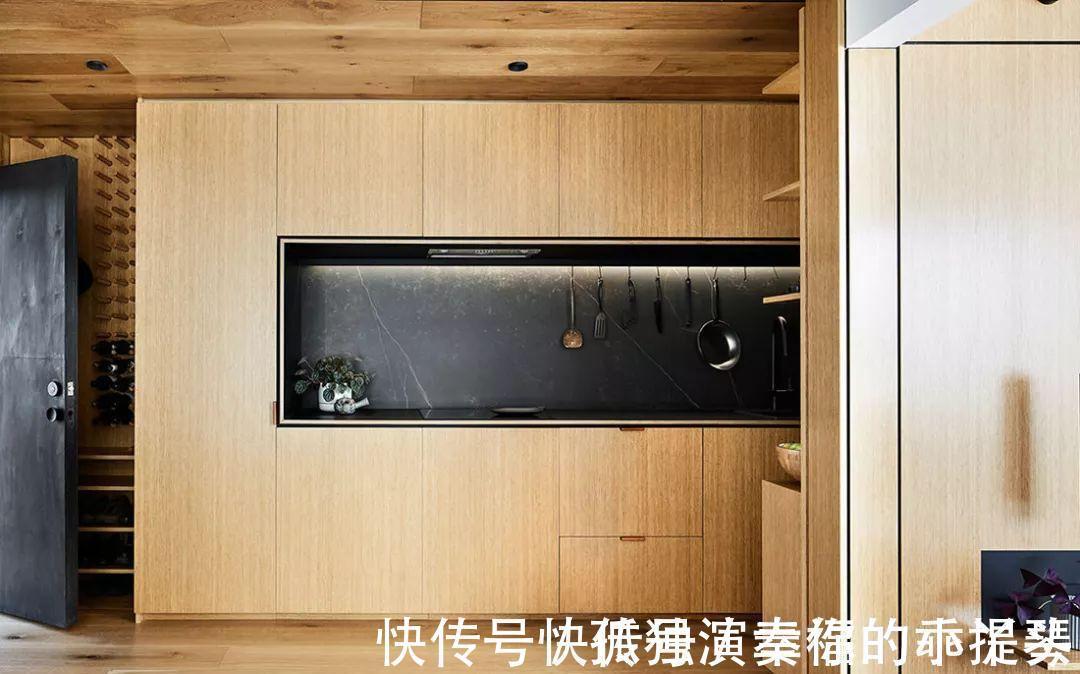 柜门|35㎡迷你小宅,定制柜解决全屋收纳,还有隐形餐桌!