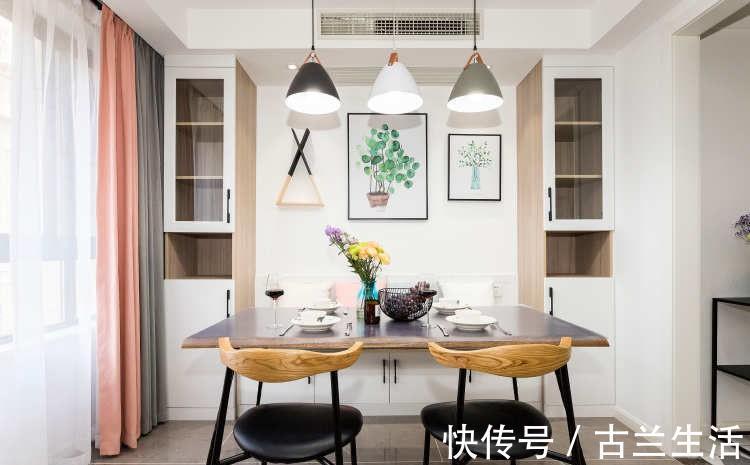 木栈板|将墙壁凿开一半，客厅和书房大变样，家里变得更加通透大气