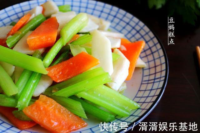 又一道纯素小炒，山药炒西芹的做法，营养健康，多吃还不怕胖