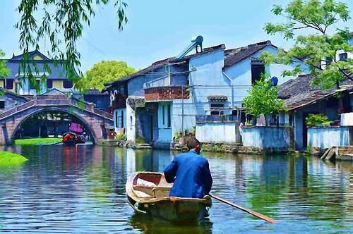 中年|安昌古镇值得一游，当地气息浓郁，环境优美