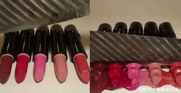 同样是毁口红:文科生用踩,理科生用烧,看到美术生:真舍得!