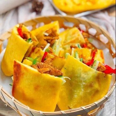 玉米面口袋饼就要这样做，10分钟学会，赶快收藏吧！