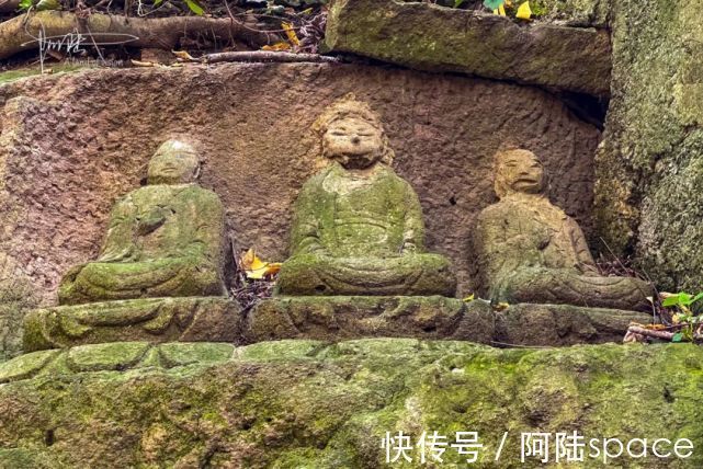 结跏趺&宝石山上的摩崖造像本是经典,奈何现在有几座却被“补”成了笑话