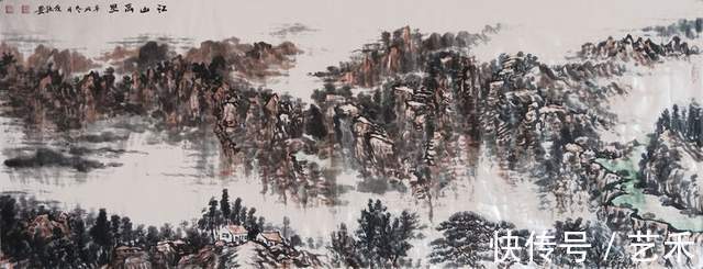 中国华夏万里行书画协会@山水画家赵强——原创写意