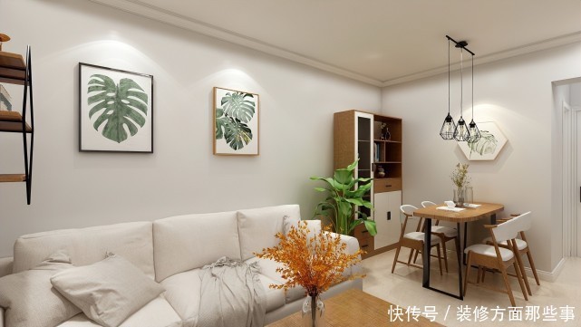 二居室|55平北欧风二居室,这个家里的储物空间还是很有看点的