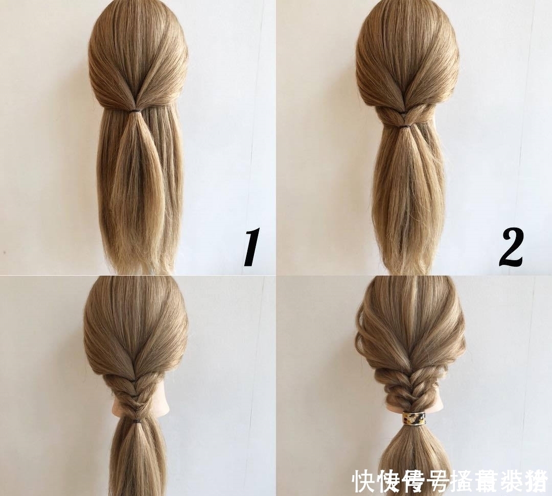 发饰|只要4步!除夕至初七8款DIY发型,不花一分钱也能美美过年!