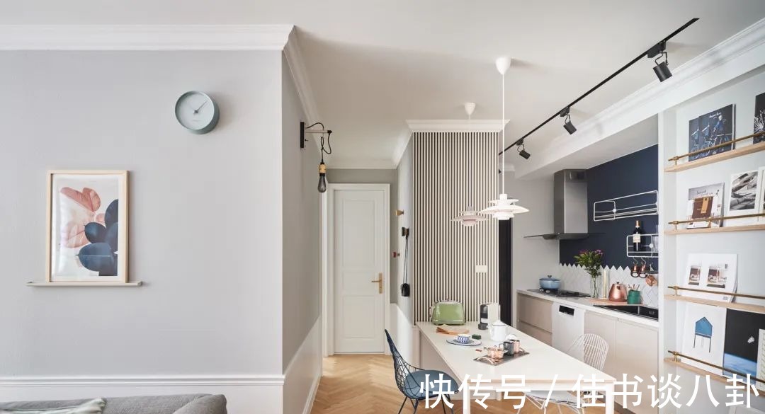 墙面|70平北欧小公寓，简约、舒适、清新，这种感觉很舒心从容！