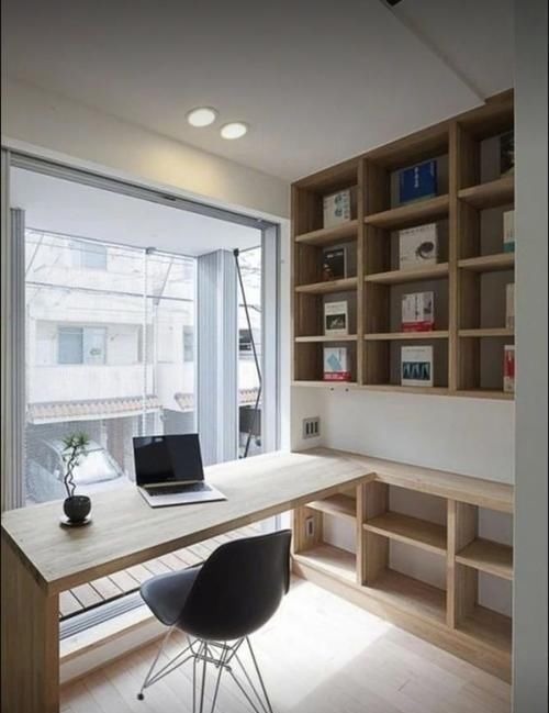 实用|别再占用柜子面积打书桌了，把书桌横过来装窗下，省空间更实用！