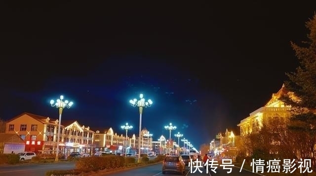 欧式|内蒙古兴安盟这座热门旅游城市，夜景太美，游客：仿佛穿越到欧洲