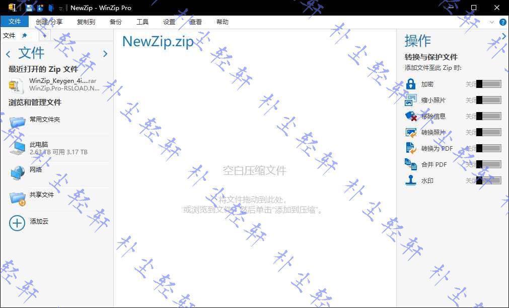 WinZip Pro for Win v26.0 Build 15033 简体中文特别版