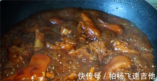 炒锅|猪蹄炖到脱骨烂，我只用45分钟，看步骤毫不夸张，好吃有窍门！