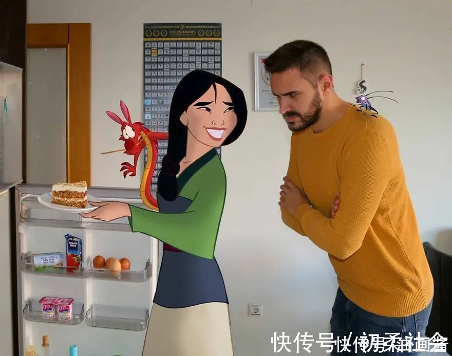 塞缪尔|他将迪士尼动画明星“请”进家门,一系列小插曲,令人捧腹