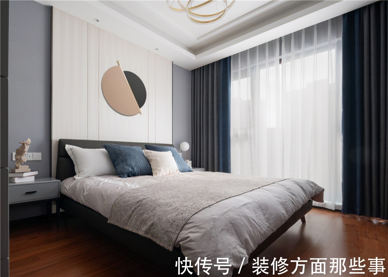 客餐厅|108平现代风三居室客餐厅以过道门为隔,书房设计太时尚了