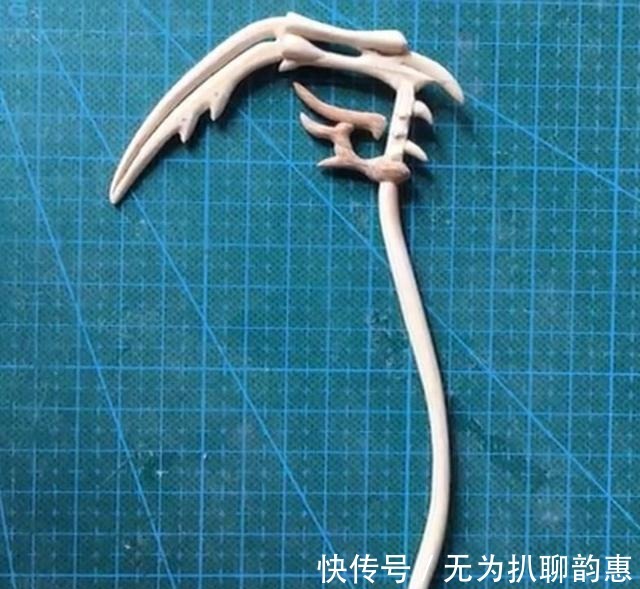 王者榮耀|圖文教程 一次性筷子制作王者榮耀白起 死神之鐮