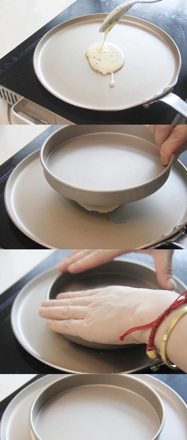 一个平底锅就能搞定的美食——脆皮芝麻蛋卷!