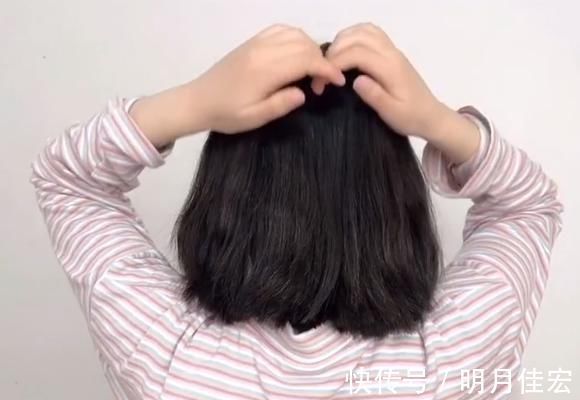 理发店 短发女学生编了款新发型后，效果有点出人预料，网友：比去做头发还强