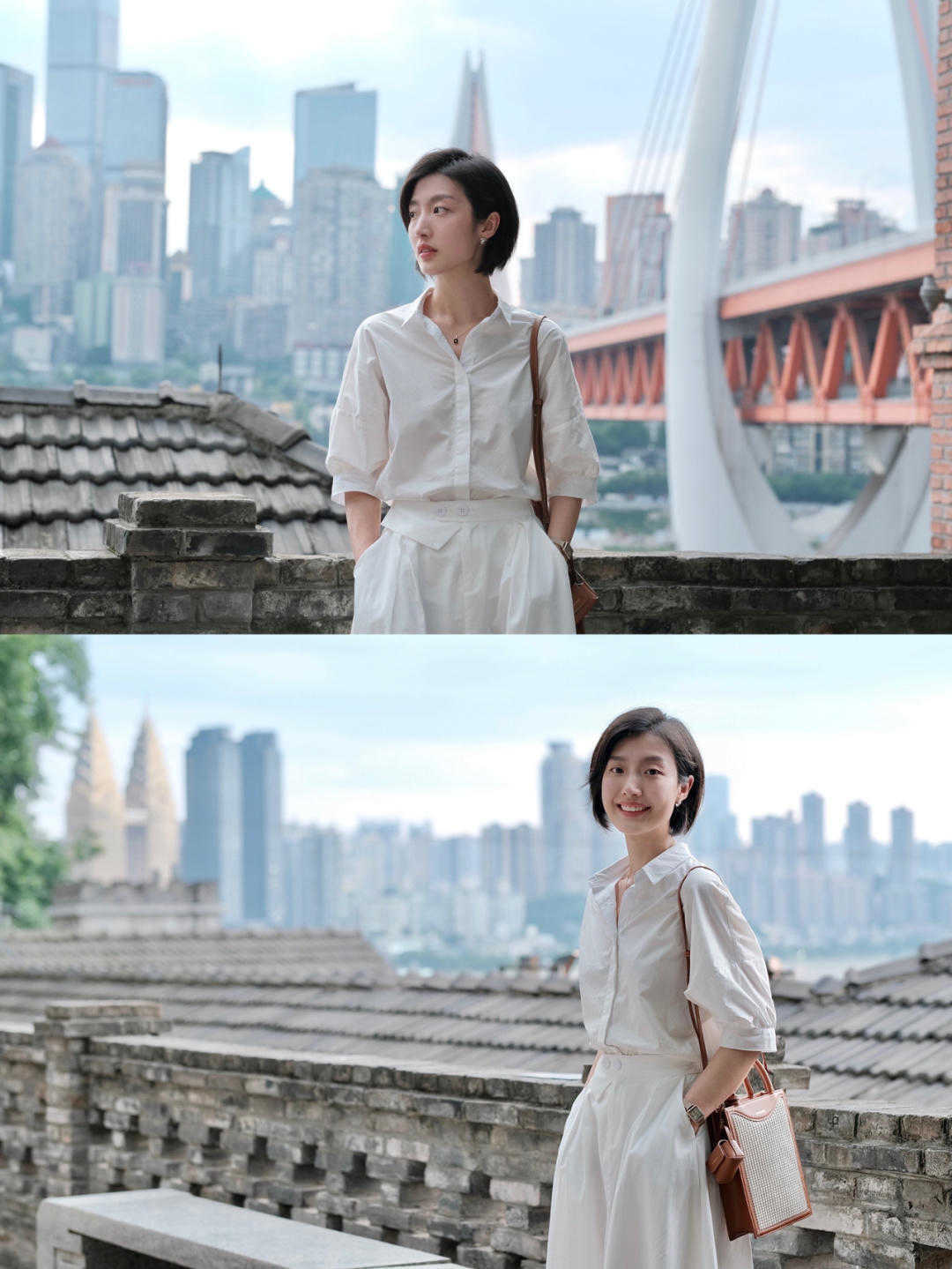 半身裙|高级感原来很简单，多借鉴“白色系穿搭”，温柔优雅不挑人