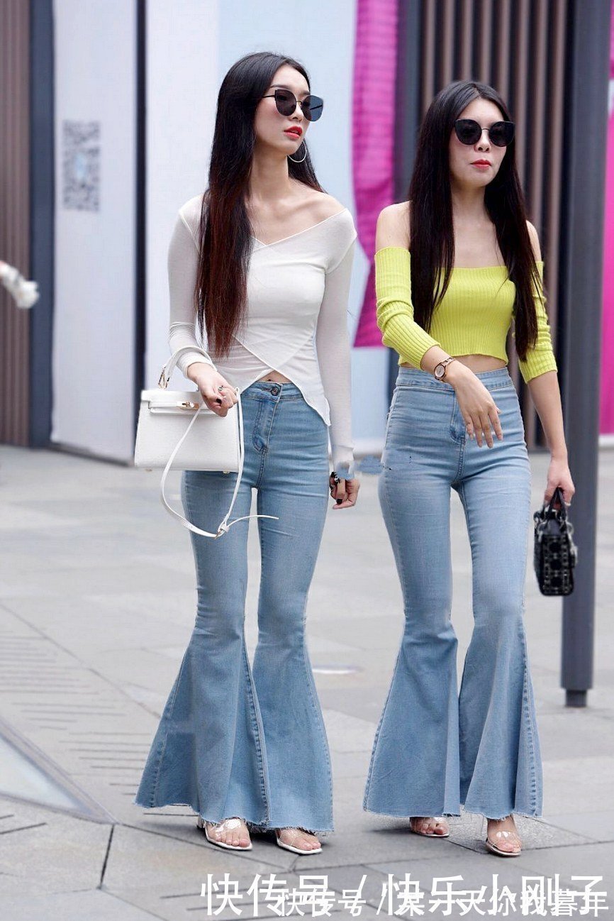 时髦 复古的喇叭裤又流行起来,完美的穿衣风格,时尚舒适又有气质!