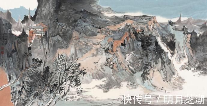 画家$“色破墨法、色破水法”的学习与使用,要先懂“法无定式”