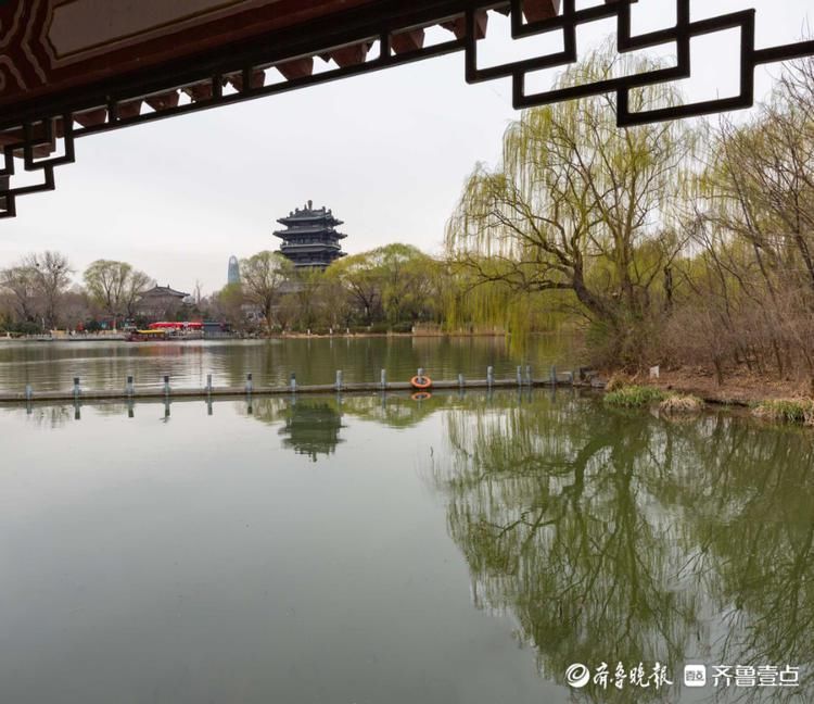 老年|春水初生！济南大明湖倒映着明媚的春天