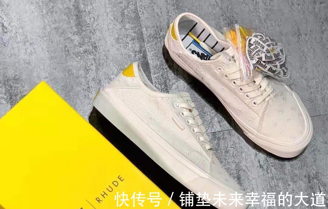 ni|Rhude x Vans VaultAcer Ni Sp 白色腰果花