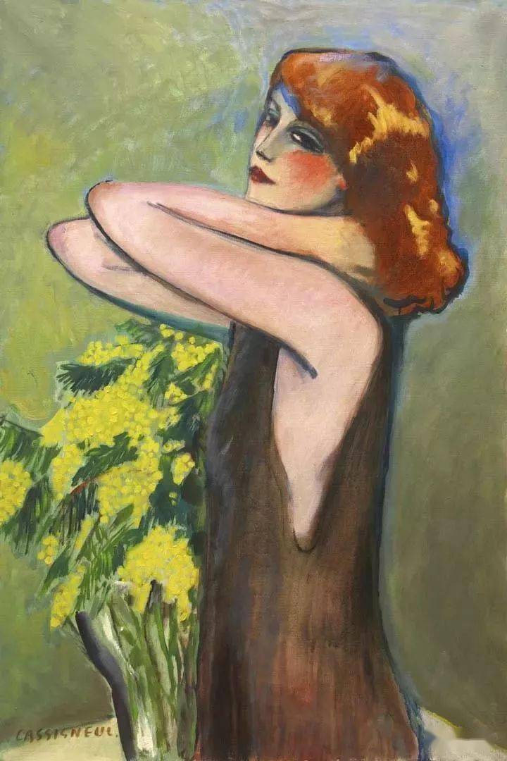 野兽主义#皮埃尔·卡西尼尔:领略野兽主义奔放节奏和表现主义浓烈意蕴油画作品