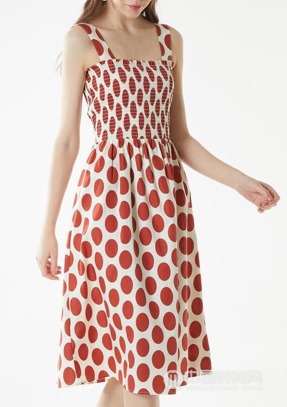 波点连衣裙|复古波点裙还穿不好看？这样穿有惊喜！