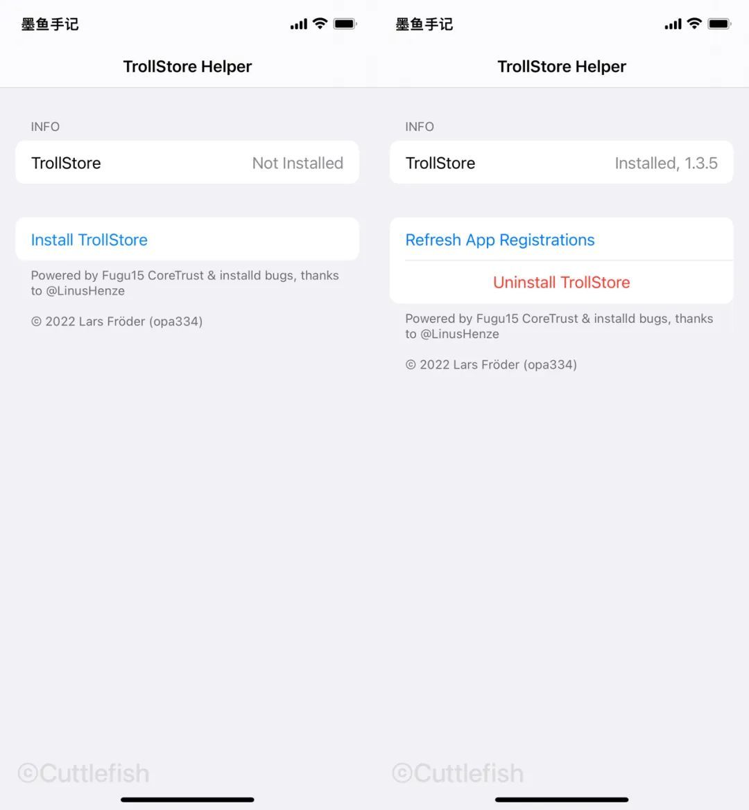 关于TrollStore的二三事,TrollStore怎么使用,TrollStore适用IOS16吗?-HEU8