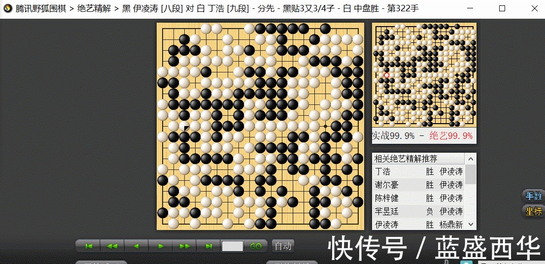 丁浩|战胜党毅飞,最新等级分跨越2700关卡,国手丁浩晋级大棋士八强!