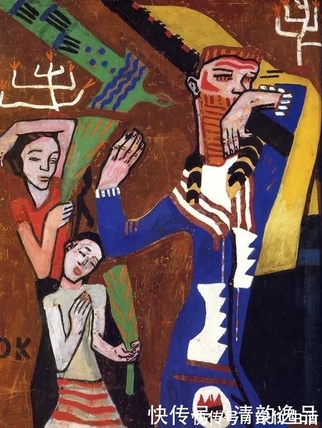 分离派|奥地利表现主义画家,奥斯卡·科柯施卡,油画作品欣赏