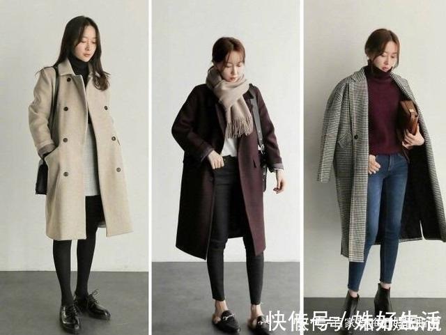 靴子 最近火了一种“显高穿法”,叫“厚外套+包脚踝”,很适合小个子