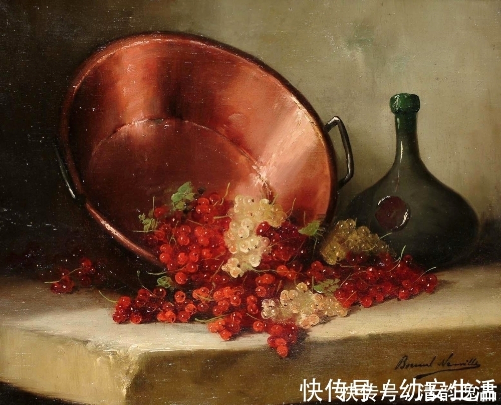 巴黎&法国画家，阿尔弗雷德·阿尔勒·布吕奈尔·德·纳维尔，油画作品欣赏