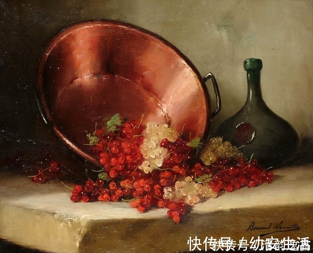 巴黎&法国画家,阿尔弗雷德·阿尔勒·布吕奈尔·德·纳维尔,油画作品欣赏